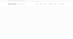 Desktop Screenshot of panelsforwalls.com