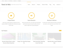 Tablet Screenshot of panelsforwalls.com